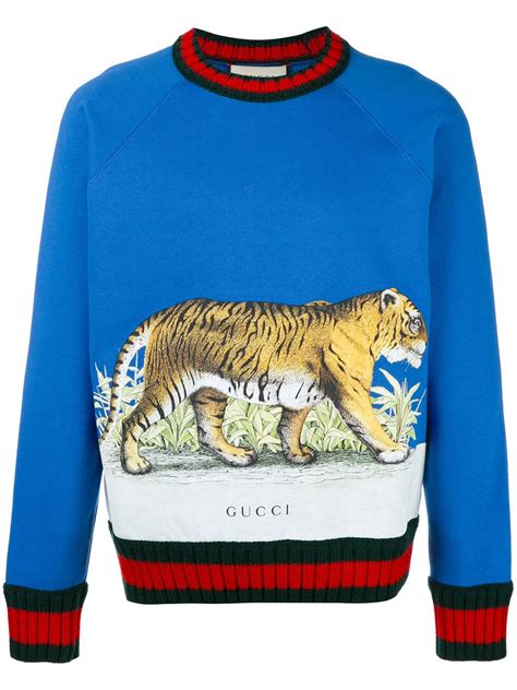 gucci tiger sweater mens|gucci tiger hoodie.